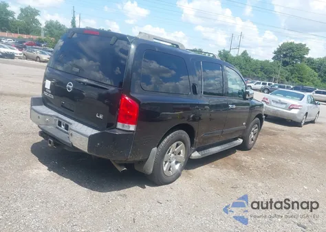 2007 Nissan Armada Le из США, поврежденный, VIN 5N1AA08C27N712373